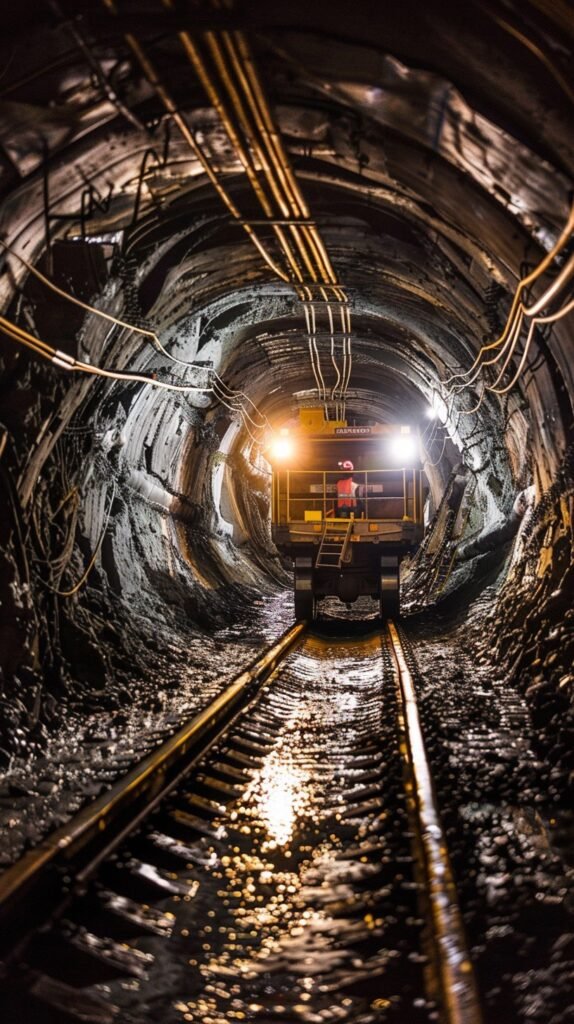 iluminação limpa em ambientes de mineração 